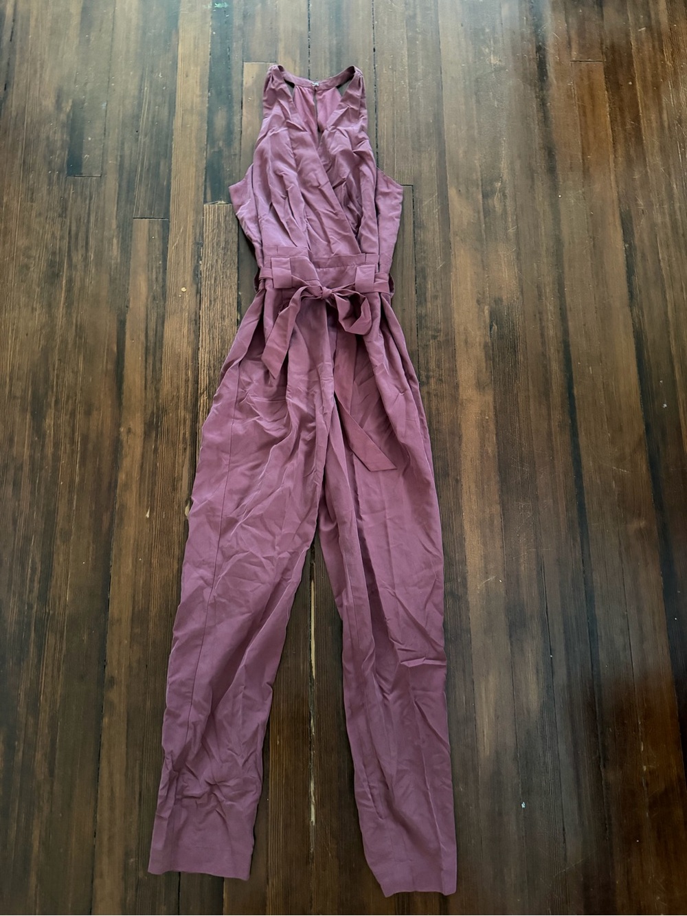Express Sleeveless Mauve Jumpsuit